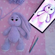 Krolik pluszowy , maskotka