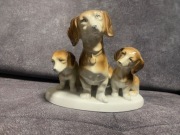 Figurka porcelanowa psy Jamniki