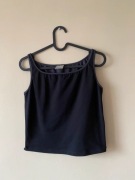 NIKE, sportowy, czarny top, rozmiar S/36