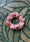 Scrunchie gumka na szydełku Anelka