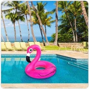 MATERAC DMUCHANY 90CM FLAMING DLA DZIECI