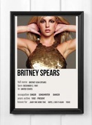 Plakat A4 kodak britney spears 