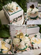 Handmade - Exploding box! ślub, chrzciny, roczek