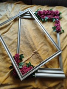 2 złote ramy, akcesoria do zdjęć, fotobudka 