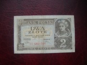 POLSKA BANKNOT  2 zł 1936 r. seria CO