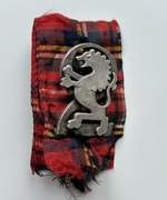 Odznaka 2 Batalion Grenadierów z podkładką