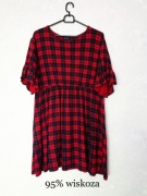 tunika, rozm. XL, krata, kratka, taliowana, alternative, rock, grunge
