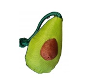 Piszczące avocado zabawka dla psa szarpak