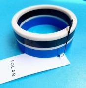 Bransoletka Solar szeroka niebieska