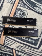 Pamięć RAM Fury beast ddr4 16gb 2x8gb