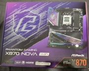 ASRock Płyta główna X870 NOVA WIFI AM5 4DDR5 M.2 ATX