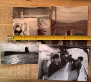 Zestaw fotografia PRL marynarka wojenna łódź podwodna 