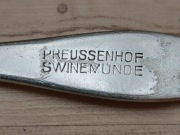 POSREBRZANA ŁYŻECZKA DO HERBATY PREUSSENHOF SWUNEMUNDE ŚWINOUJŚCIE