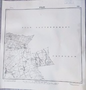 Oryginalna topograficzna mapa niemiecka  Ellguth 3149 1883r Ligota Bialska
