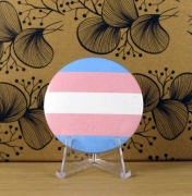 Przypinka LGBT Trans 56 mm