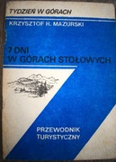 7 dni w Górach Stołowych - K. Mazur , przewodnik turystyczny z 1984 