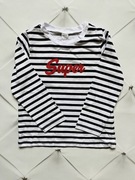 Bluzka koszulka w paski Super DeFacto