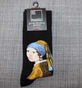 Skarpetki 40-46 Dziewczyna z Perłą Vermeer Premium Bawełna MuseARTa