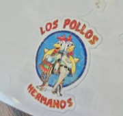 Naklejka Los Pollos Hermanos – logo, Breaking Bad Better Call Saul 5cmx3cm