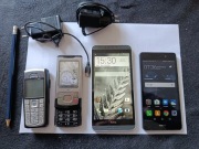 Telefony komórkowe HTC 820, HUAWEI, NOKIA 6500, NOKIA 6230