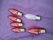 Żarówki lampek choinkowych 