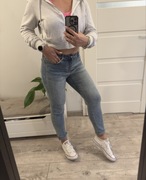 Mom fit M.Sara wzorowane na Leviski jasny jeans