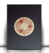 boho dekoracja na ścianę, etno obrazek A4, rustykalny obraz 21x30