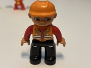 Lego Duplo pracownik budowlany monter budowlaniec figurka Robotnik