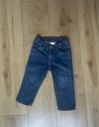 Miękkie spodnie a’la jeansy, H&M, r. 80 (9-12m-cy)