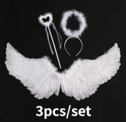 Strój przebranie kostium dziewczęcy aniołek anioł rozmiar uniwersalny