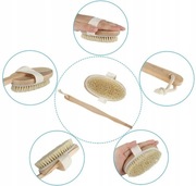 Szczotka do ciała do mycia i masażu ZESTAW