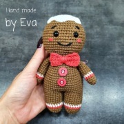 Ciastek, piernik świąteczny. 15cm. Rękodzieło 