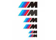Naklejka 6szt Znaczek BMW Emblemat Zaciski 3 rozmiary Mpower Performance