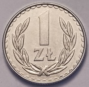 1 zł złoty 1988 r. menniczy