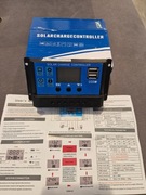 Regulator solarny 10A 12v 24 v panel do 50v nowe solar regulator