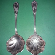 Sztćce śroka stołu cedzak + łyżka 