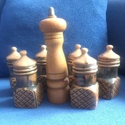 Zestaw na Przyprawy - Oryginalny PRL - Unikat