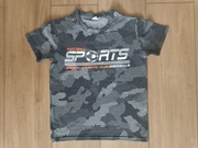 Bluzka bluzeczka krótki rękaw piłka 128/134