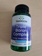 SWANSON TRIPLE BORON COMPLEX 3 mg 250 kapsułek POTRÓJNY KOMPLEKS BORONU BOR