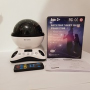 PROJEKTOR - LAMPKA NOCNA DLA DZIECI Z PILOTEM, MOR