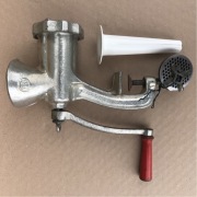 Maszynka do mięsa polska ALFA nr 8 + dodatki - nóż, sitko, lejek do kielbas