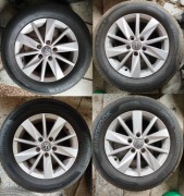 Koła Letnie VW Golf 7 VII Alufelgi 5x112 Opony 195-65-R15 2015/2024r