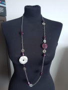 Korale, naszyjnik Promod szkło metal