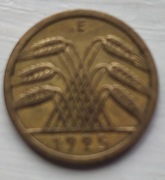  5 Pfennig Deutsches Reich 1925 rok