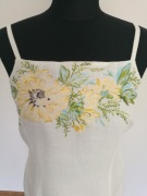 Kaliko Sukienka Lnian aLen Haft R XS S Jak Nowa