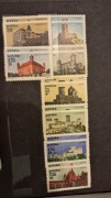 Znaczki kolekcjonerskie -  zamki polskie