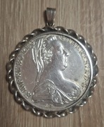  Srebrny Talar Marii Teresy 1780 – zawieszka – srebro 800 – 34 g