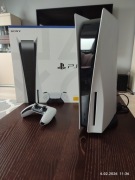 Konsola PS5 z napędem blu-ray i dodatkowym dyskiem SSD 1 TB