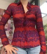 Koszula przeźroczysta Versace