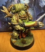 Plague marine warhammer 40k pomalowana figurka